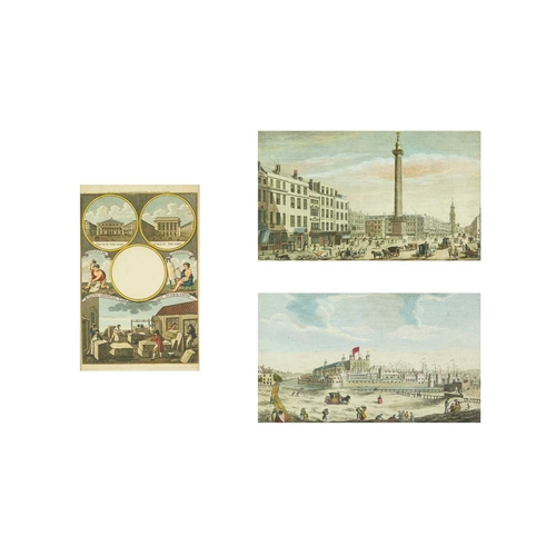 832 - A 19th century writing blank. 'French Theatre, Italian Theatre, Sculpture, Painting, Stone-Masons Ya... 