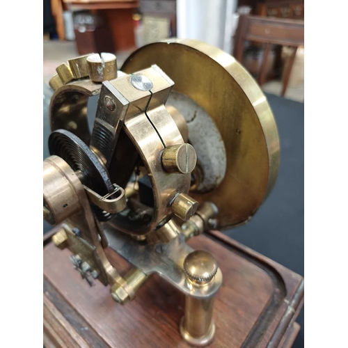 892 - A Eureka electric mantel clock. The 10cm cream enamel dial with Arabic numerals, the battery compart... 