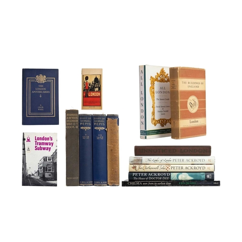 290 - (London) Ten works Henry B. Wheatley (ed). 'The Diary of Samuel Pepys,' thin paper edition, six volu... 