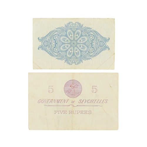 196 - Falkland Islands and Seychelles Bank Notes x2. Lot comprises of Falkland Islands £1 note issued 1.1.... 