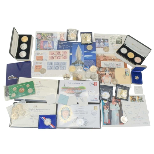 201 - Commemorative Coin Sets and Coin Covers etc. Lot comprises of a quantity of cupro-nickel commemorati... 