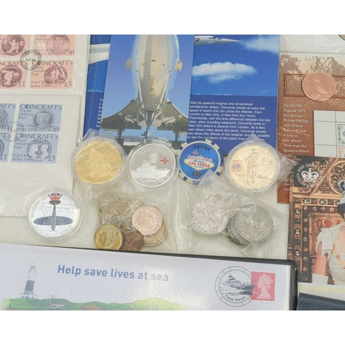 201 - Commemorative Coin Sets and Coin Covers etc. Lot comprises of a quantity of cupro-nickel commemorati... 