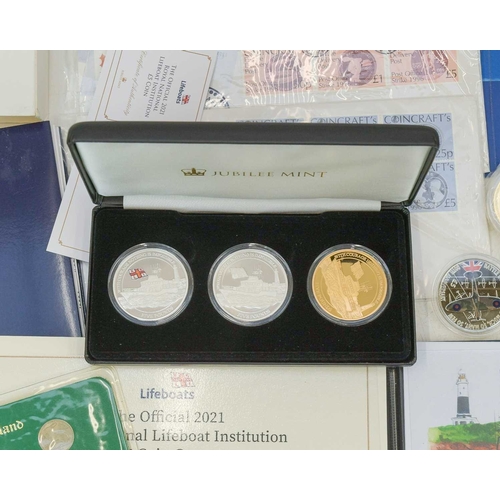 201 - Commemorative Coin Sets and Coin Covers etc. Lot comprises of a quantity of cupro-nickel commemorati... 