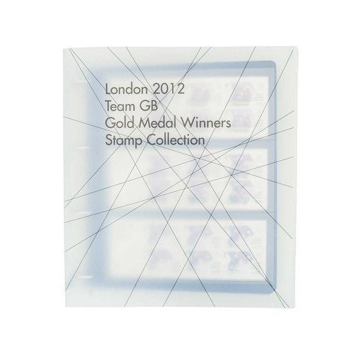 228 - London 2012 Team GB Gold Medal Winners Stamp Collection. A good clean collection of mint Gold Medal ... 
