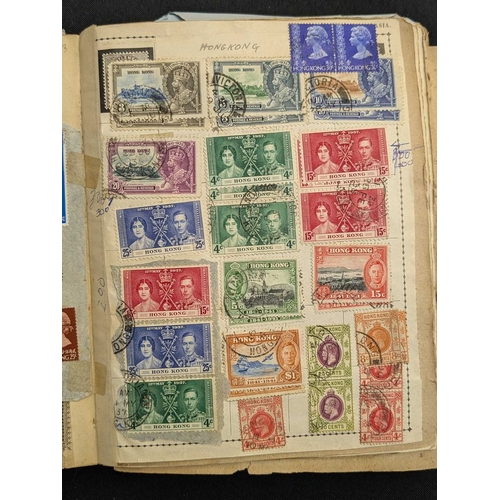 243 - A QV - QEII early Rowland Hill Postage Stamp Album. This well-filled album has a range of Commonweal... 