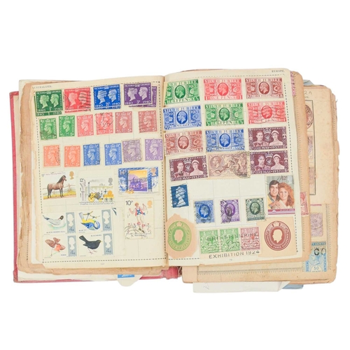 243 - A QV - QEII early Rowland Hill Postage Stamp Album. This well-filled album has a range of Commonweal... 