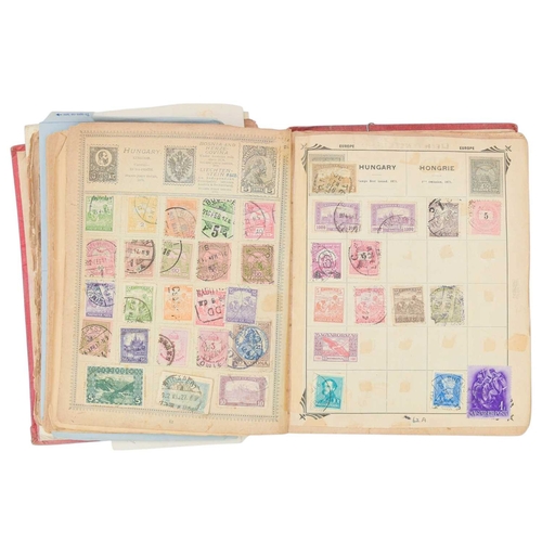 243 - A QV - QEII early Rowland Hill Postage Stamp Album. This well-filled album has a range of Commonweal... 