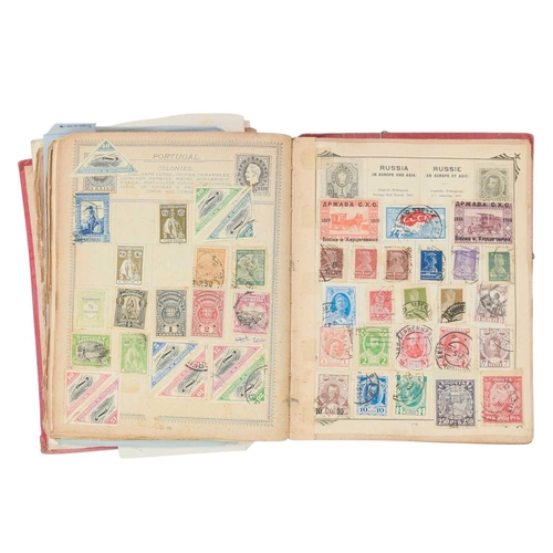 243 - A QV - QEII early Rowland Hill Postage Stamp Album. This well-filled album has a range of Commonweal... 