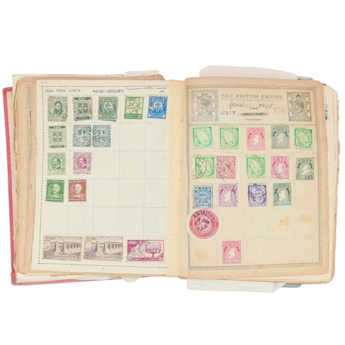 243 - A QV - QEII early Rowland Hill Postage Stamp Album. This well-filled album has a range of Commonweal... 
