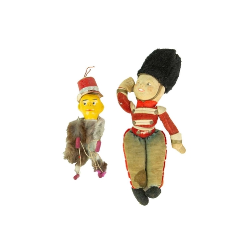 267 - A Lehmann tin plate Balky Mule clockwork tinplate toy. In poor condition, together with other toys, ... 