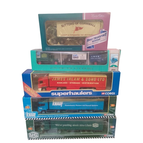 274 - Corgi Commercial Vehicles x12. Box containing 12 various boxed commercial vehicles including some Ed... 
