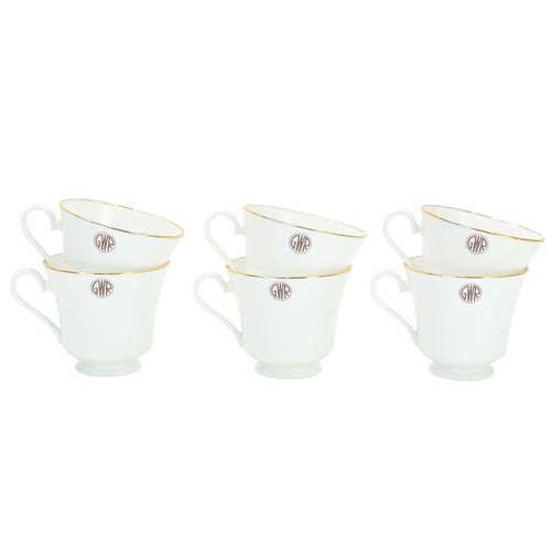 276 - A limited edition July Ceramics 'GWR' tea set. Comprising teapot, milk jug, sugar bowl, six cups, si... 
