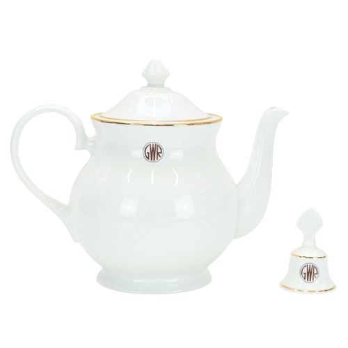 276 - A limited edition July Ceramics 'GWR' tea set. Comprising teapot, milk jug, sugar bowl, six cups, si... 