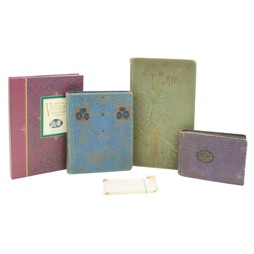 281 - Cigarette Cards etc. Lot comprises two albums of cigarette cards including earlier examples, mainly ... 