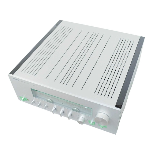 302 - Yamaha A-S3200 Integrated Amplifier. Silver colour, no remote is present, with original packaging. T... 