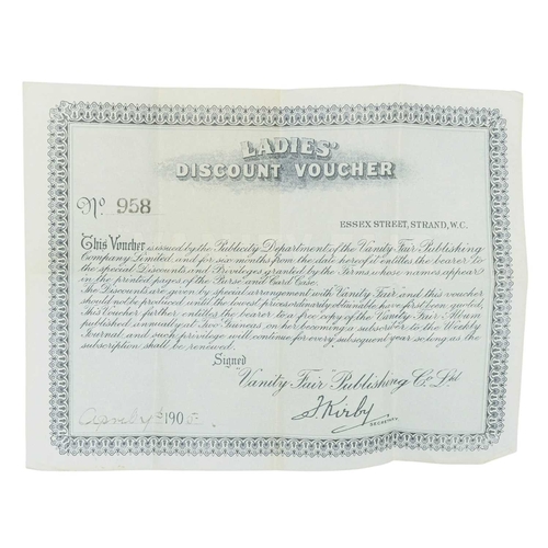 342 - A purple faux leather and sterling silver purse. Sent in 1905 by the Vanity Fair publicity departmen... 