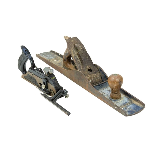 5 - A Stanley No 78 Duplex Rebate plane, boxed. Together with a Record No 07 Jointer plane (2).