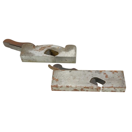 57 - A cast steel shoulder plane by Greenslade, Bristol. With rosewood infill, stamped mark on the body, ... 