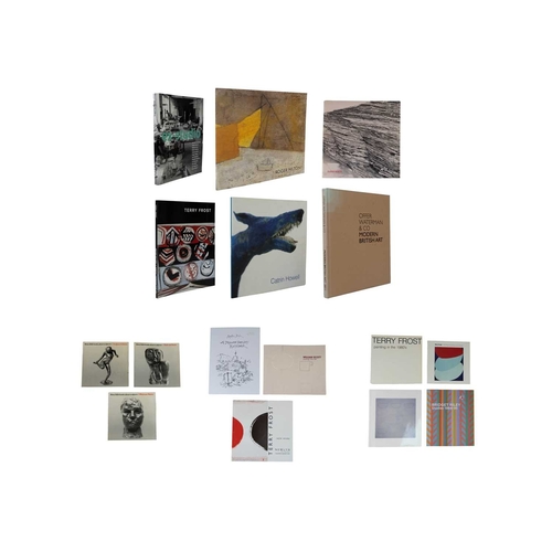 103 - (Art catalogues) Sixteen works Includes three 'Terry Frost Paintings' catalogues looking at his work... 