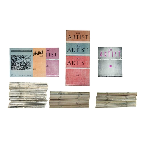 105 - The Artist Magazines Over 200 works Includes four volumes from 1938, one volume from 1939, eight vol... 