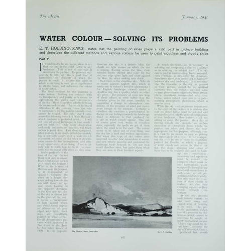 105 - The Artist Magazines Over 200 works Includes four volumes from 1938, one volume from 1939, eight vol... 