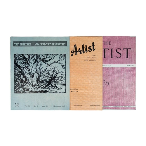 105 - The Artist Magazines Over 200 works Includes four volumes from 1938, one volume from 1939, eight vol... 