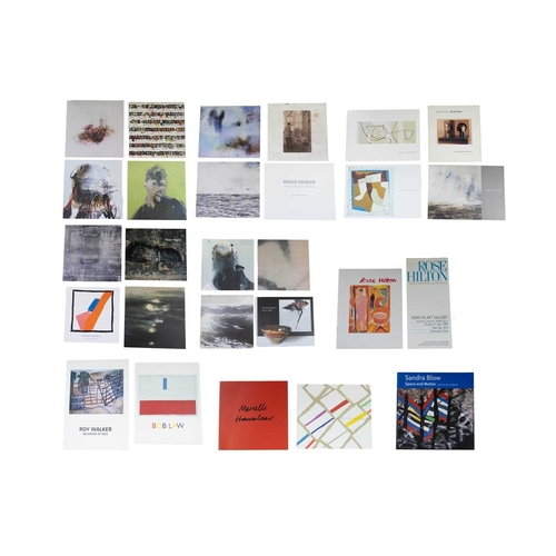 107 - (Modern Art) Twenty six exhibition catalogues 'Roy Walker. Selected Works,' exhibition 2004, Belgrav... 