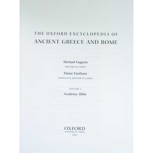118 - (Ancient Greece & Rome) The Oxford Encyclopedia of Ancient Greece and Rome A complete seven-volume s... 