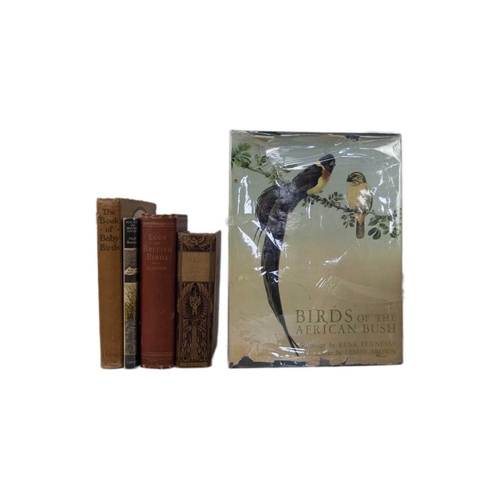 120 - (Birds) Five volumes A first edition copy, with original red cloth with gilt embossed title, Henry S... 