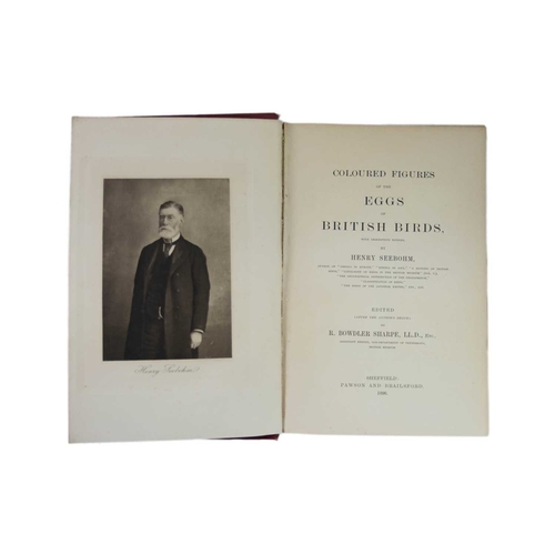 120 - (Birds) Five volumes A first edition copy, with original red cloth with gilt embossed title, Henry S... 