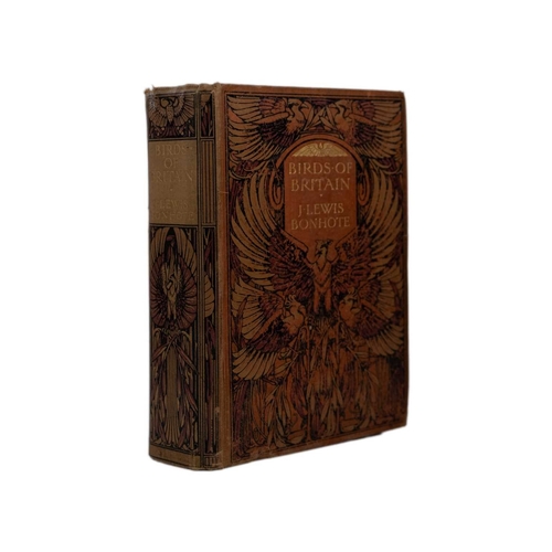 120 - (Birds) Five volumes A first edition copy, with original red cloth with gilt embossed title, Henry S... 