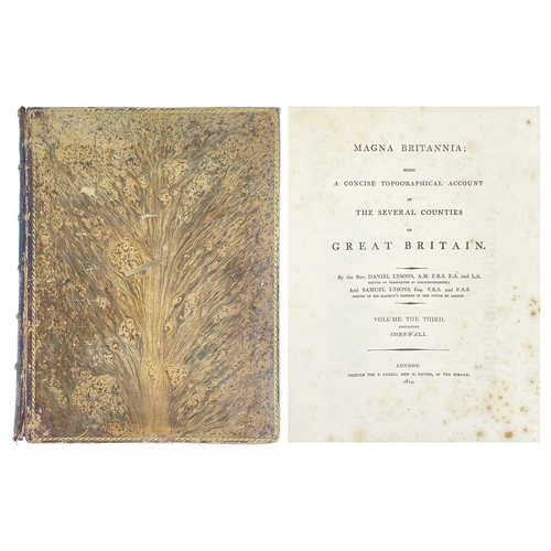 25 - (Cornwall) Lysons (Daniel & Samuel) Magna Britannia; Being a concise topographical account..., volum... 