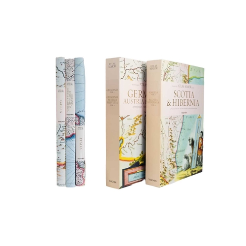 76 - (Atlas) Joan Blaeu Atlas Maior of 1665 Seven volumes comprising 'Italia', 'Hispania Portugallia, Afr... 