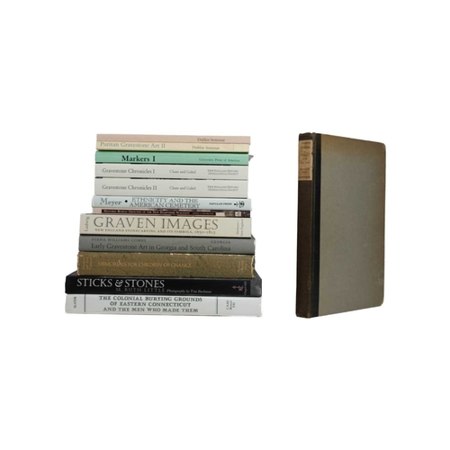 81 - (American Graveyards and Gravestones) Thirteen works Includes publishers quarter cloth, limited edit... 