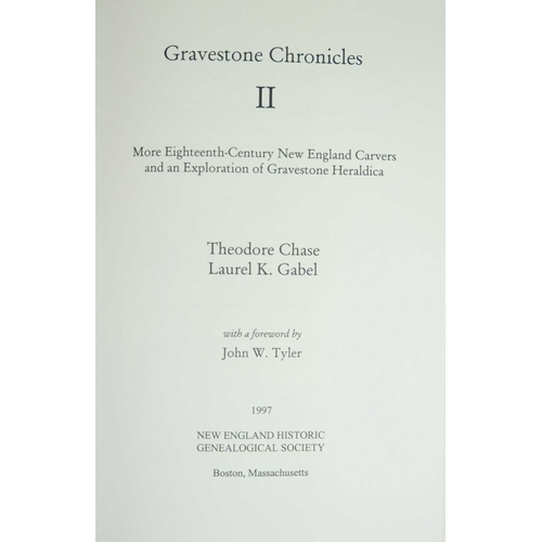 81 - (American Graveyards and Gravestones) Thirteen works Includes publishers quarter cloth, limited edit... 