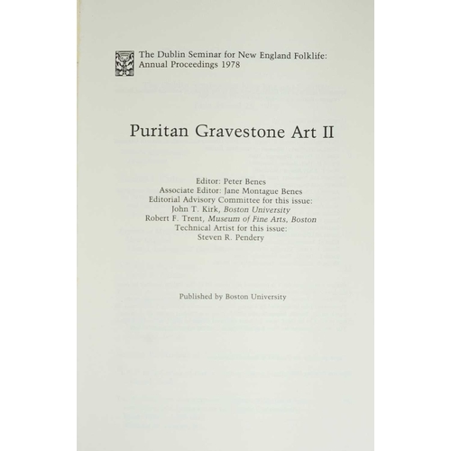 81 - (American Graveyards and Gravestones) Thirteen works Includes publishers quarter cloth, limited edit... 