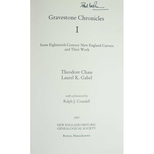 81 - (American Graveyards and Gravestones) Thirteen works Includes publishers quarter cloth, limited edit... 