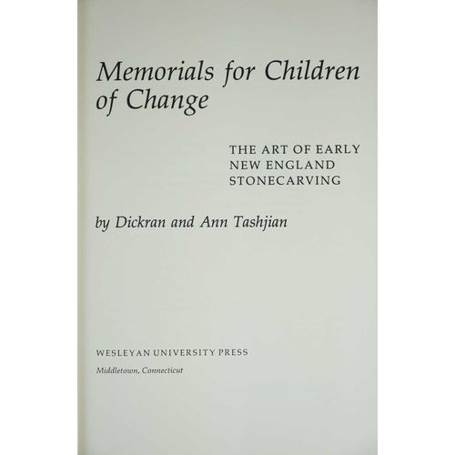 81 - (American Graveyards and Gravestones) Thirteen works Includes publishers quarter cloth, limited edit... 