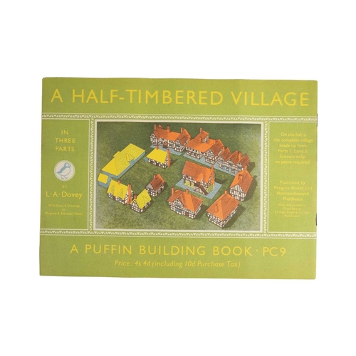 91 - L. A. Dovey Puffin Building Books - A Half Timbered Village Three first edition volumes including PC... 