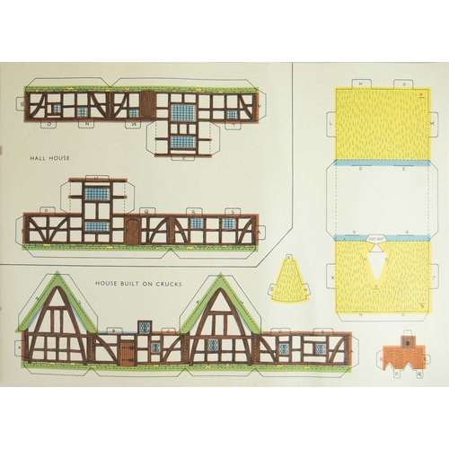91 - L. A. Dovey Puffin Building Books - A Half Timbered Village Three first edition volumes including PC... 