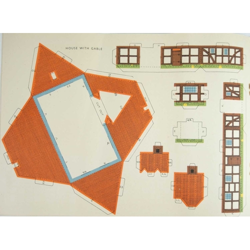 91 - L. A. Dovey Puffin Building Books - A Half Timbered Village Three first edition volumes including PC... 