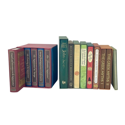 93 - (The Folio Society) Thirteen works Including J. R. Hale, A. A. Milne, Robert Graves, Bill Bryson &c.... 
