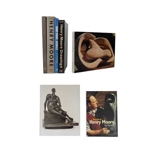 98 - (Henry Moore) Seven works Includes an exhibition catalogue, Henry Moore, 'Carvings 1961-70 Bronzes 1... 