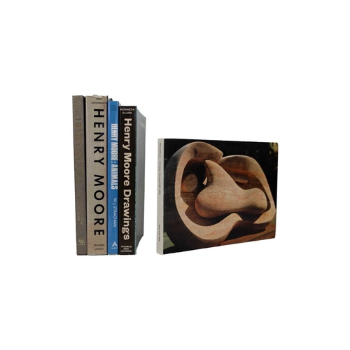 98 - (Henry Moore) Seven works Includes an exhibition catalogue, Henry Moore, 'Carvings 1961-70 Bronzes 1... 