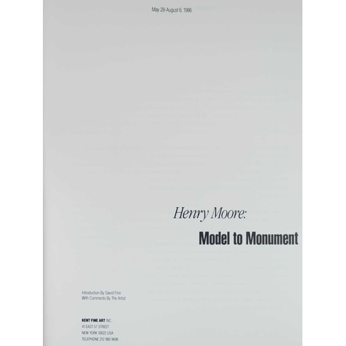 98 - (Henry Moore) Seven works Includes an exhibition catalogue, Henry Moore, 'Carvings 1961-70 Bronzes 1... 