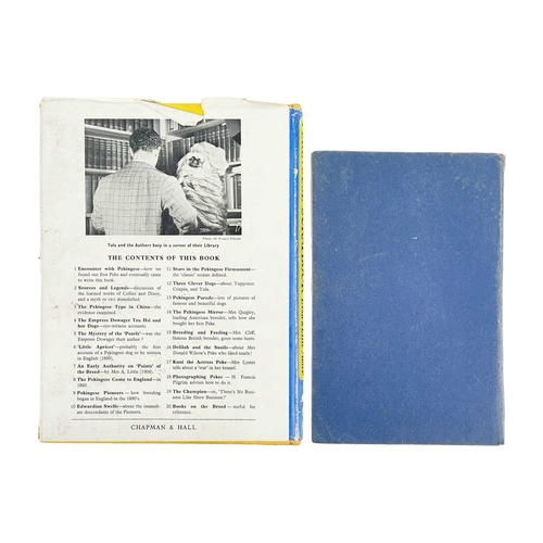 185 - (Pekingese) Elsa & Ellic Howe Pekingese Scrapbook With original yellow cloth, unclipped dj, profuse ... 