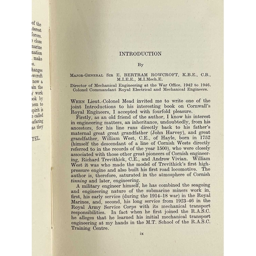 200 - (Cornwall Military) Four works Colonel H. W. Williams. 'Some Reminiscences (1838-1918),' presentatio... 