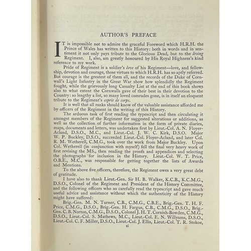 200 - (Cornwall Military) Four works Colonel H. W. Williams. 'Some Reminiscences (1838-1918),' presentatio... 