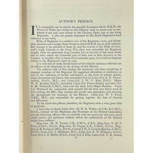 200 - (Cornwall Military) Four works Colonel H. W. Williams. 'Some Reminiscences (1838-1918),' presentatio... 
