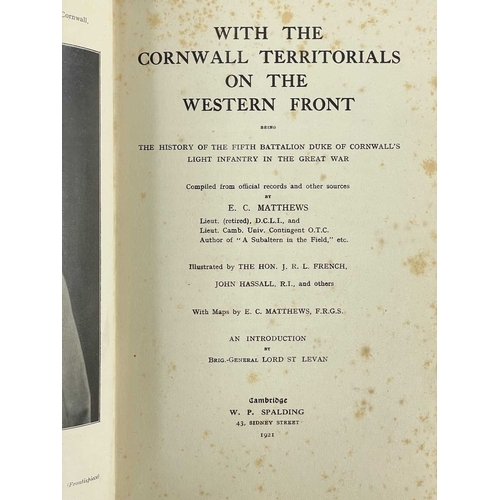 200 - (Cornwall Military) Four works Colonel H. W. Williams. 'Some Reminiscences (1838-1918),' presentatio... 